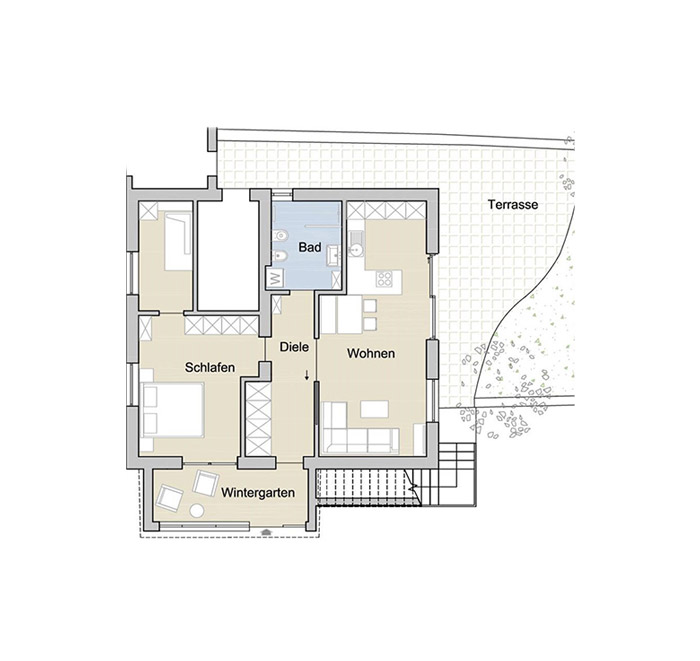 Plan Ferienwohnung Irene Kaltern